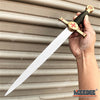 Image of 15" Medieval Dagger Knight's Templar Crusaders Renaissance Costume Knife Metal