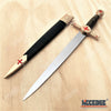 Image of 15" Medieval Dagger Knight's Templar Crusaders Renaissance Costume Knife Metal