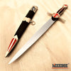 Image of 15" Medieval Dagger Knight's Templar Crusaders Renaissance Costume Knife Metal