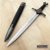 Image of 15" Medieval Dagger Knight's Templar Crusaders Renaissance Costume Knife Metal