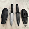 Image of TAKUMITAK 11" Fixed Blade Knife Full Tang D2 Blade 4.71mm Spear Point Blade G10 Handle Kydex Sheath Tactical Knife