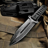 Image of TAKUMITAK 11" Fixed Blade Knife Full Tang D2 Blade 4.71mm Spear Point Blade G10 Handle Kydex Sheath Survival Knife Survival Gear