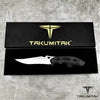 Image of TAKUMITAK 10" Fixed Blade Knife Full Tang D2 Blade 4.82mm Tanto Recurve Blade G10 Handle Kydex Sheath Survival Knife Emergency Knife