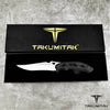 Image of TAKUMITAK 10" Fixed Blade Knife Full Tang D2 Blade 4.82mm Tanto Recurve Blade G10 Handle Kydex Sheath Tactical Knife