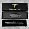 Image of TAKUMITAK 10" Fixed Blade Knife Full Tang D2 Blade 4.82mm Tanto Recurve Blade G10 Handle Kydex Sheath Survival Knife Emergency Knife