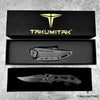 Image of TAKUMITAK 10" Fixed Blade Knife Full Tang D2 Blade 4.82mm Tanto Recurve Blade G10 Handle Kydex Sheath Camping Knife Hunting Knife