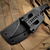 Image of TAKUMITAK 10" Fixed Blade Knife Full Tang D2 Blade 4.90mm Clip Point Blade G10 Handle Kydex Sheath Tactical Knife