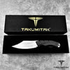 Image of TAKUMITAK 10" Fixed Blade Knife Full Tang D2 Blade 4.90mm Clip Point Blade G10 Handle Kydex Sheath Tactical Knife