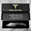 Image of TAKUMITAK 10" Fixed Blade Knife Full Tang D2 Blade 4.90mm Clip Point Blade G10 Handle Kydex Sheath Tactical Knife