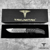 Image of TAKUMITAK 11" Fixed Blade Knife Full Tang D2 Blade 4.79mm Drop Point Blade G10 Handle Kydex Sheath Emergency Knife Camping Knife EDC Bushcraft Go Bag Knife