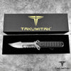 Image of Takumitak 11" Fixed Blade Knife Full Tang Serrated D2 Blade 4.71mm Clip Point Blade G10 Handle Kydex Sheath Tactical Knife EDC Bushcraft Go Bag Knife