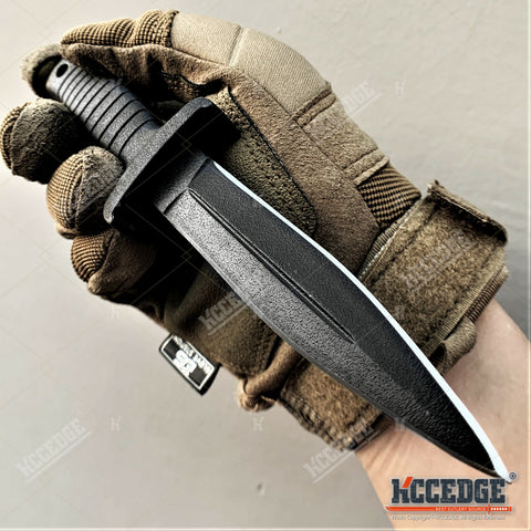 7" Double Edge Slim Boot Knife Fixed Blade Knife With Removeable Fire Starter