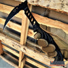 Image of 12" Scythe Fixed Blade Knife Full Tang Blade Tactical Knife Camping Knife Hiking Knife