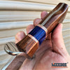 Image of 12" FULL TANG FIXED BLADE KNIFE WITH WOOD HANDLE SCALES & 440 STAINLESS STEEL BLADE HUNTING KNIFE CAMPING KNIFE SURVIVAL KNIFE