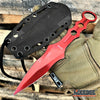 Image of 9" Full Tang Throwing Knife Tactical Knife Survival Knife Fixed Blade Knife w/ Kydex Sheath