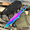 Image of 9" Full Tang Tactical Knife Camping Knife Fixed Blade Knife w/ Kydex Sheath