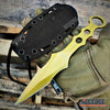 Image of 9" Full Tang Tactical Knife Camping Knife Fixed Blade Knife w/ Kydex Sheath