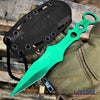 Image of 9" Full Tang Throwing Knife Tactical Knife Survival Knife Fixed Blade Knife w/ Kydex Sheath