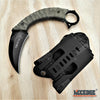 Image of 6.5" Full Tang Karambit Fixed Blade Knife G10 Handle Molle Clip Tactical Knife