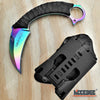 Image of 6.5" Full Tang Karambit Fixed Blade Knife G10 Handle Molle Clip Tactical Knife