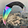 Image of 6.5" Full Tang Karambit Fixed Blade Knife G10 Handle Molle Clip Tactical Knife