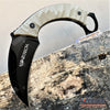 Image of 6.5" Full Tang Karambit Fixed Blade Knife G10 Handle Molle Clip Tactical Knife