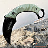 Image of 6.5" Full Tang Karambit Fixed Blade Knife G10 Handle Molle Clip Tactical Knife