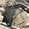 Image of 6.5" Full Tang Karambit Fixed Blade Knife G10 Handle Molle Clip Tactical Knife