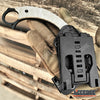 Image of 6.5" Full Tang Karambit Fixed Blade Knife G10 Handle Molle Clip Tactical Knife