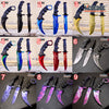 Image of 3PC COMBO CSGO Tactical Fixed Blade Knife Set - Hawkbill, Huntsman, Combat Knife