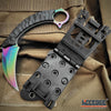 Image of 6.5" Full Tang Karambit Fixed Blade Knife G10 Handle Molle Clip Tactical Knife