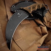 Image of 9" FULL TANG KARAMBIT FIXED BLADE KNIFE WITH PRESSURE RETENTION SHEATH & 440 STAINLESS STEEL BLADE TACTICAL KNIFE SURVIVAL KNIFE EDC KNIFE