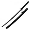 Image of 40" BLACK SAMURAI SWORD w/ 4 RING CLAWS Handmade Japanese BUSHIDO TSUBA Scabbard