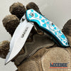 Image of 7" Outdoor Everyday Carry EDC Hearts Folding Pocket Knife for Men Women – Sharp Stainless Steel Blade, Compact & Durable Gear Tools for Camping, Hiking, Survival, Tactical, Valentine's Day, Xmas Gift
