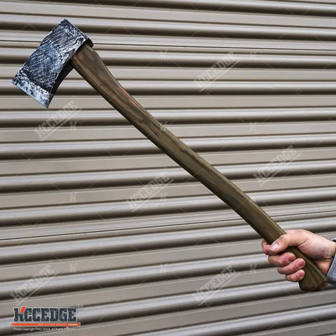 28" Realistic FOAM Felling Axe Toy LARP Adult Spooky Halloween Party Cosplay Costume Accessory for Cosplay & Carnival Parties