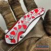 Image of 7" Outdoor Everyday Carry EDC Hearts Folding Pocket Knife for Men Women – Sharp Stainless Steel Blade, Compact & Durable Gear Tools for Camping, Hiking, Survival, Tactical, Valentine's Day, Xmas Gift