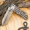 Image of 8.25" Cleaver Outdoor Folding Pocket Knife for Men Women – Razor Sharp Stainless Steel Blade, Compact & Durable Gear Tools for Camping, Hiking, Survival, Tactical and Everyday Carry (EDC)