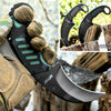Image of 7.5" Full Tang Karambit Fixed Blade Knife w/ Pressure Retention Sheath And G10 Handle Scales Tactical Knife