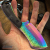 Image of 7.25" Full Tang Classic Cleaver Fixed Blade w/ Wooden Handle & Sheath