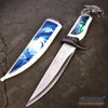 Image of 13" COLLECTOR'S HUNTSMAN COLLECTIBLE DAGGER 5 Types Animal Head Pommel Fixed Blade