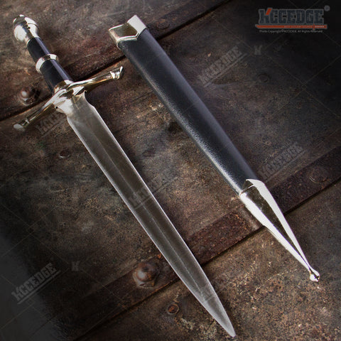 13.5" Medieval Knight's Assassin Dagger with Stainless Steel Blade