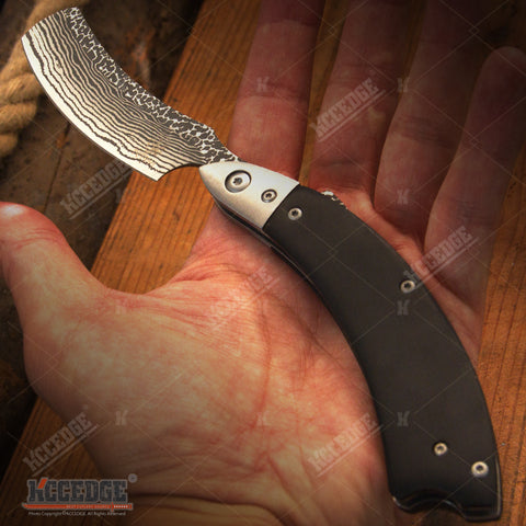 10" BUCKSHOT RAZOR BLADE Stainless Steel Blade Pocket Folding Knife