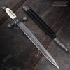 Image of 13.5" Mason Knights of Templar Knights Sword Historic Collectible Dagger