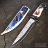 Image of 13" COLLECTOR'S HUNTSMAN COLLECTIBLE DAGGER 5 Types Animal Head Pommel Fixed Blade
