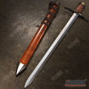 Image of 2 STYLE 23" King Arthur Excalibur Crusader Medieval Sword Scabbard Historical Fantasy Dagger
