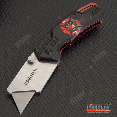 6.5" CAMPING HUNTING Assisted Open Warehouse Utility Pocket Folding Knife Razor Blade