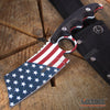 Image of 8 1/4" FIXED BLADE Patriotic American Flag CLEAVER Style FULL TANG CAMPING HUNTING Knife with Sheath