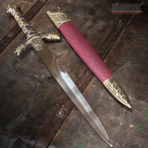 15.5" Sir Lancelot Medieval Dagger with Stainless Steel Blade