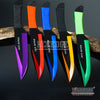 Image of 2PC 9" Jack Ripper High Impact Throwing Knife Set with Sheath Ninja Kunai Combat Technicolor Sharp Throwers Outdoor Throwing 5 COLORS TO CHOOSE