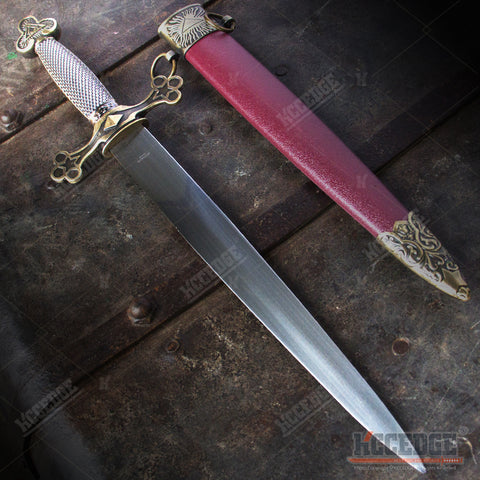 16" Freemasons Masonic Medieval Dagger with Stainless Steel Blade